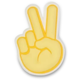 Peace Hand Sign Jibbitz Shoe Charm