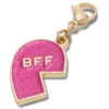 Pink Glitter Bff Charm Left Jibbitz Shoe Charm Pink Glitter Bff Charm Left Jibbitz Shoe Charm