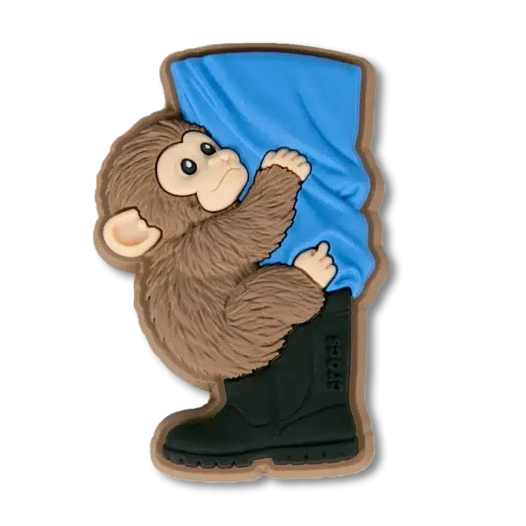 Punch the Monkey & Zookeeper Jibbitz Shoe Charm Punch the Monkey & Zookeeper Jibbitz Shoe Charm