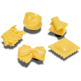 Realistic Pasta 5 Pack Jibbitz™ Charms