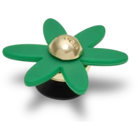 Retro Green Spinner Flower Jibbitz™ Charms