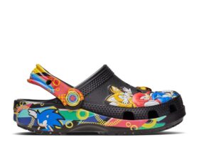 SEGA Sonic The Hedgehog x Crocs Classic Clog TD ‘Black Multi Color’