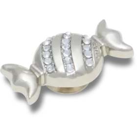 Silver Smt Gem Candy Piece Jibbitz™ Charms