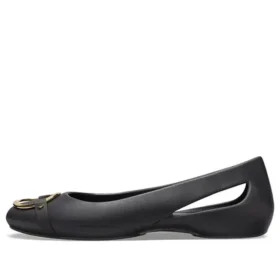 Sloane Embellished Flats “Black Gold”