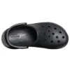 Small Whale Retro Crocs Thick Sole Black Sandals