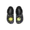 Smiley World Classic Clogs “Black White Yellow”