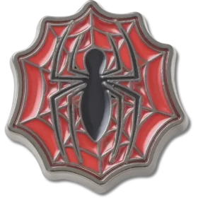Spider-Man Logo Web Elevated Jibbitz Shoe Charm