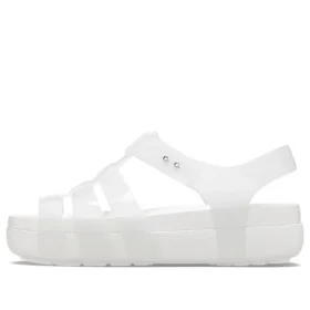 Splash Glossy Fisherman Sandal “White”