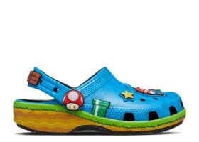 Super Mario x  Classic Clog Kids ‘Blue’