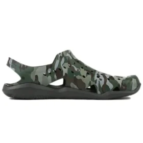 Swiftwater Camo Wave Sandals “Green Brown”