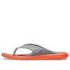 Swiftwater Wave Flip Flops “Orange Grey”
