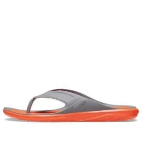 Swiftwater Wave Flip Flops “Orange Grey”