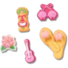 Tiki Vacation 5 Pack Jibbitz™ Charms