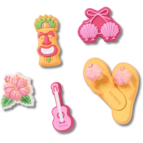 Tiki Vacation 5 Pack Jibbitz™ Charms