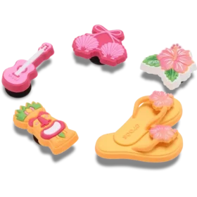 Tiki Vacation 5 Pack Jibbitz™ Charms