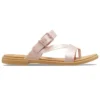 Tulum Shimmer Toe Post Sandals “Pink Clay”