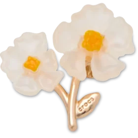 White Floral Blossom Jibbitz™ Charms